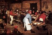 Pieter Bruegel the Elder Peasant Wedding oil on canvas